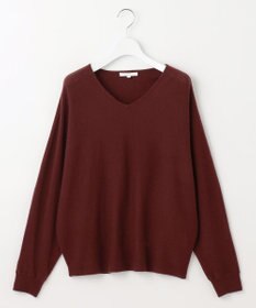 自由区 L 【カタログ掲載】ファインウールカシミヤドルマンシルエット ニット