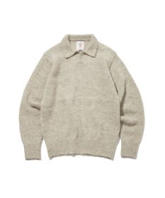 J.PRESS MEN 【J.PRESS ORIGINALS】Shaggy Dog Sweater Skipper Polo / Japan Made