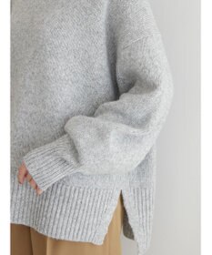 AMERICAN HOLIC サイドスリット袖ボリュームニットプルオーバー