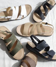 Pointer 本革 甲幅調整 マジックテープ付きサンダル