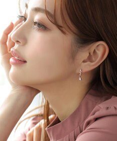 Tiaclasse 【金属アレルギー対応】ドロップストーンピアス