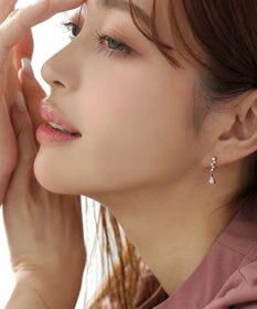 Tiaclasse 【金属アレルギー対応】ドロップストーンピアス