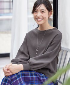 Tiaclasse 【安田美沙子さん着用・新色追加・洗える】ボリュームパフスリーブニット