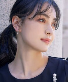 Tiaclasse 【金属アレルギー対応】ドロップストーンピアス