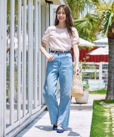 Tiaclasse 【洗える】リボン袖ブラウス