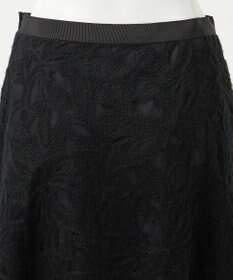 23区 【GOLD LABEL】チュールヘアリーエンブロイダリー スカート