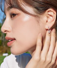 Tiaclasse 【金属アレルギー対応】ドロップストーンピアス