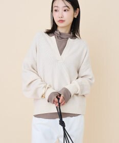 AMERICAN HOLIC ワッフルライクニットプルオーバー