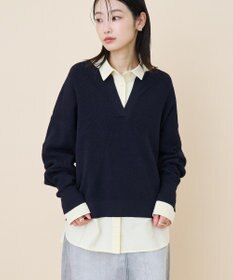 AMERICAN HOLIC ワッフルライクニットプルオーバー