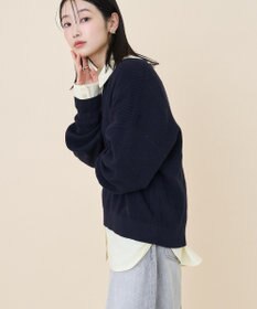 AMERICAN HOLIC ワッフルライクニットプルオーバー