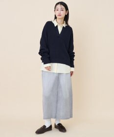 AMERICAN HOLIC ワッフルライクニットプルオーバー