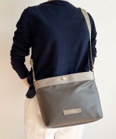 Hekhèr Le Style de Vie 新色追加【日本製】PUコートコットンキャンバス ショルダーバッグ