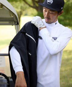 PW CIRCULUS 【撥水加工 / 小さくまとまる】【UNISEX】オーバーサイズ パッカブルベスト ゴルフウェア メンズ レディース