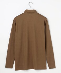 23区GOLF 【MEN】モノグラムジャガード長袖ポロシャツ