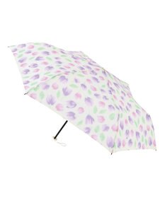 MOONBAT estaa 【耐風】折りたたみ傘 チューリップフォレスト UV