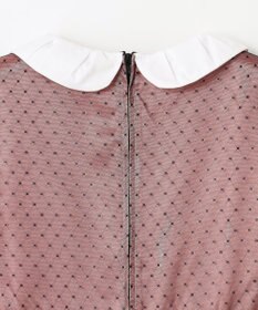 組曲 KIDS 【150-160㎝】チュールドット ドレス