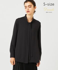 BEIGE， 【S-size】EVA / ボウタイロングスリーブ ブラウス