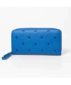 UNBILLION ペルケ perche / 牛革ドット刺繍ラウンド長財布