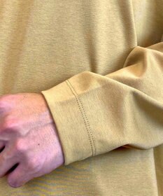 KASHIYAMA 【シルケット加工】コットンタートルネックカットソー