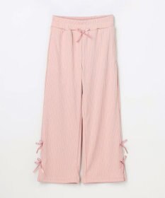 ANY KIDS ランダムリブ ワイドフレアパンツ