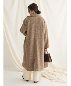 CRAFT STANDARD BOUTIQUE ウール混ガンパッチロングコート