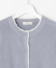 Feroux レーストリム ニット カーディガン