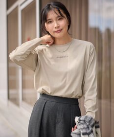 ANY L 【洗濯機可】チビロゴロングスリーブＴシャツ