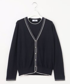 J.PRESS LADIES トリムツイン ニット