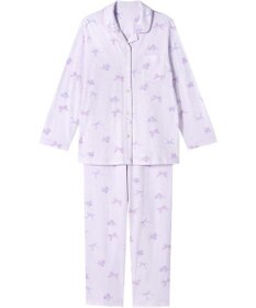 Wing パジャマ 綿100%(本体) 3Lまで対応 大きいサイズ 長袖 長ズボン レディース EP7049 ウイング／ワコール