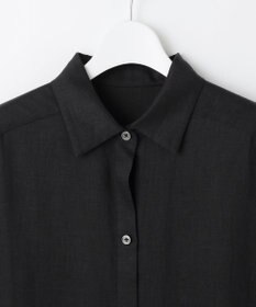 自由区 【カタログ掲載・WEB限定・接触冷感・洗える】シアーラミーローンシャツ ワンピース