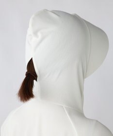 OP／FILA 【ocean pacific】フェイスガード付き バックフリル ラッシュガードパーカー