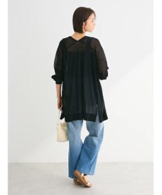 Green Parks 推しニット　ゆったりミドル丈カーディガン