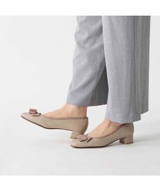 Riz raffinee <Riz raffinee>スクエアトゥリボンパンプス