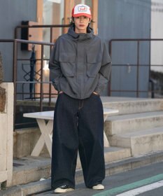 WEGO 【ユニセックス着用ITEM/アウトドア】フードシェルブルゾン