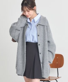 earth music&ecology 襟付きニットアウター