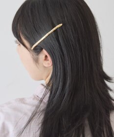 AMERICAN HOLIC ニュアンスメタルラインバレッタ