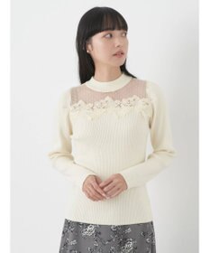 earth music&ecology シアードッキングニットプルオーバー