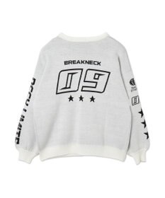 WEGO スポーツグラフィックジャガードニット