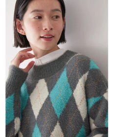 AMERICAN HOLIC バイパチアーガイルニットプルオーバー