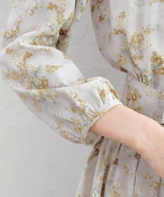 Tiaclasse 【洗える】花柄フレアワンピース