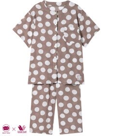 ワコール／睡眠科学 パジャマ 【SOU・SOU（R）】 綿100%(本体) 高島ちぢみ（R） 5分袖 半袖 7分丈 レディース YDT123 睡眠科学／ワコール