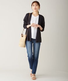 J.PRESS LADIES 10オンス ストレッチ デニム パンツ