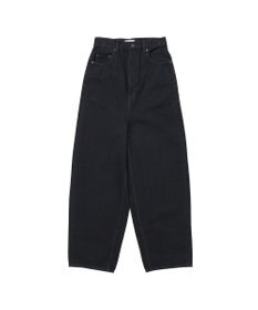 woadblue 石岡真実さん着用 サルエルブレットデニムパンツ ブラック