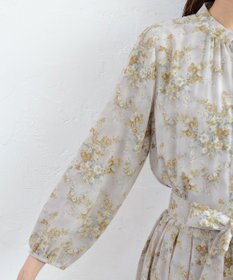 Tiaclasse 【洗える】花柄フレアワンピース