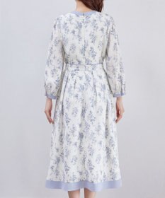 Tiaclasse L 【洗える】トワルドジュイ配色ワンピース