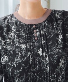 Tiaclasse L 【洗える】トワルドジュイ配色ワンピース