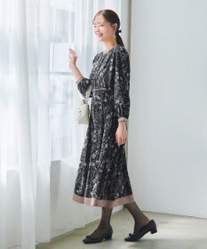 Tiaclasse L 【洗える】トワルドジュイ配色ワンピース