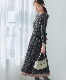 Tiaclasse L 【洗える】トワルドジュイ配色ワンピース