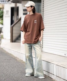 WEGO 【接触冷感/吸水速乾/ユニセックス着用ITEM/SMLサイズ展開】別注BENDAVISクールタッチワンポイントT（SS）
