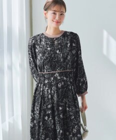 Tiaclasse L 【洗える】トワルドジュイ配色ワンピース